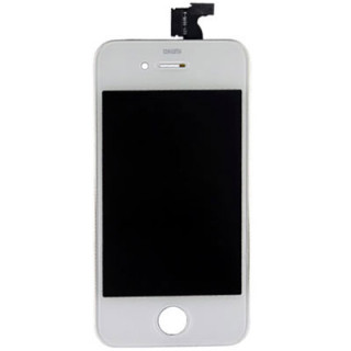 Sticlă și ecran LCD pentru Apple iPhone 4, alba
