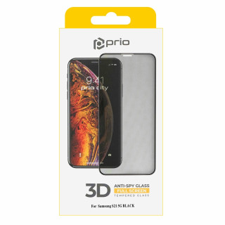 Sticla de protectie securizata pentru Samsung Galaxy S21 5G, Full Cover 3D, negru