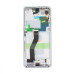 Sticlă și ecran LCD pentru Samsung Galaxy S21 Ultra 5G / SM-G998, original, argint
