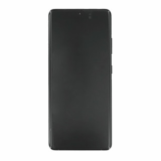 Sticlă și ecran LCD pentru Samsung Galaxy S21 Ultra 5G / SM-G998, original, negru