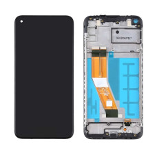 Sticlă și ecran LCD pentru Samsung Galaxy A11 / SM-A115, original (OEM), negru