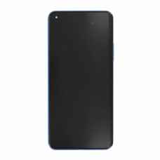 Sticlă și ecran LCD pentru Xiaomi Mi 11 Lite 4G, original (OEM), albastru