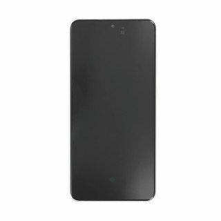 Sticlă și ecran LCD pentru Samsung Galaxy S21 FE 5G / SM-G990, original, alba