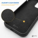 Husă din silicon pentru Apple iPhone 11 Pro Max, neagră Husă din silicon pentru Apple iPhone 11 Pro Max, neagră