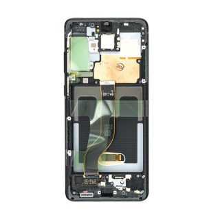 Sticlă și ecran LCD pentru Samsung Galaxy S20 Plus / S20 Plus 5G / SM-G985 / SM-G986, original, negru