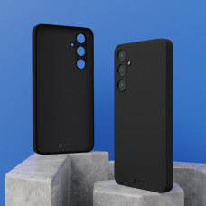 Husă din silicon pentru Samsung Galaxy A55, neagră