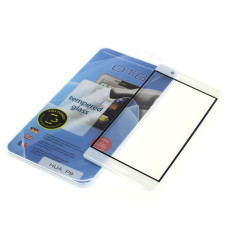 Sticla de protectie securizata pentru Huawei P9, Full Cover 3D, alba