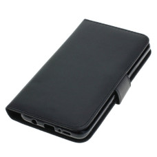 Husă flip pentru Samsung Galaxy S9+ / SM-G965F din piele artificială, neagră