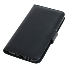 Husă flip pentru Apple iPhone 11 Pro Max din piele artificială, neagră