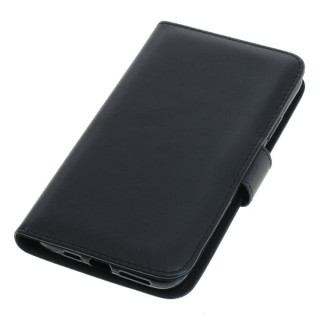 Husă flip pentru Apple iPhone 11 Pro Max din piele artificială, neagră