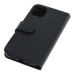 Husă flip pentru Apple iPhone 11 Pro Max din piele artificială, neagră