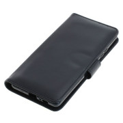 Husă flip pentru Samsung Galaxy S10 Lite din piele artificială, neagră