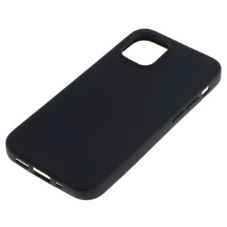Husă din silicon pentru Apple iPhone 12 Mini, neagră
