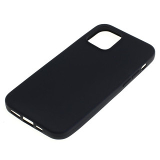 Husă din silicon pentru Apple iPhone 12 Pro, neagră