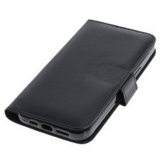 Husă flip pentru Apple iPhone 12 Pro Max din piele artificială, neagră
