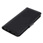 Husă flip pentru Samsung Galaxy A42 5G din piele artificială, neagră