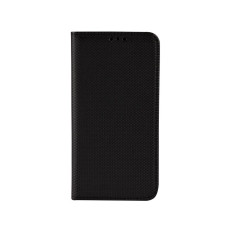 Husă flip pentru Samsung Galaxy S21 FE 5G din piele artificială, neagră