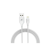 Cablu de la USB la Apple Lightning, alb, 1m
