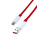 Cablu de date OnePlus Warp de la USB-A la USB-C, roșu, 1,5 m Cablu de date OnePlus Warp de la USB-A la USB-C, roșu, 1,5 m