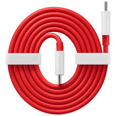 Cablu de date OnePlus Warp de la USB-C la USB-C, roșu, 1,0 m Cablu de date OnePlus Warp de la USB-C la USB-C, roșu, 1,0 m