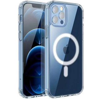 Husa din silicon pentru Apple iPhone 16 Pro Max, Magsafe, transparenta