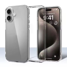 Husa din silicon pentru Apple iPhone 16, transparenta