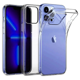 Husa din silicon pentru Apple iPhone 16 Pro, transparenta