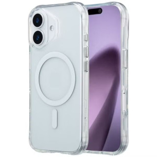 Husa din silicon pentru Apple iPhone 17, Magsafe, transparenta Husa din silicon pentru Apple iPhone 17, Magsafe, transparenta