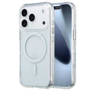 Husa din silicon pentru Apple iPhone 17 Pro, Magsafe, transparenta