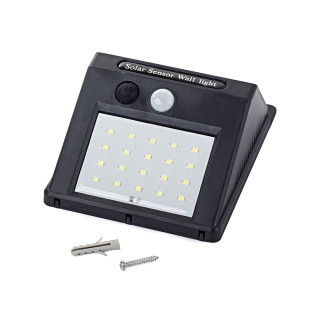 Lampă solară de exterior cu 20 de lumini LED și senzor de mișcare