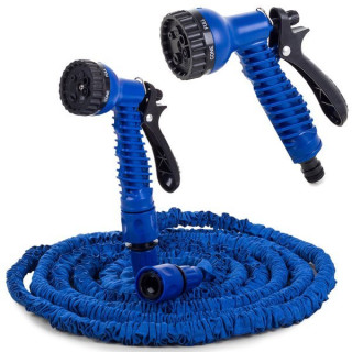 Furtun extensibil pentru udare, albastru, 15m