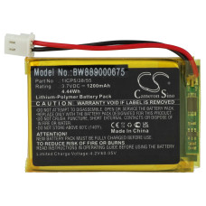 Baterie pentru NUK Eco Control Audio 500, 1200 mAh