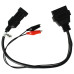 Adaptor de la Alfa Romeo / Fiat / Lancia cu 3 pini la OBD2 Adaptor de la Alfa Romeo / Fiat / Lancia cu 3 pini la OBD2