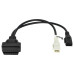 Adaptor de la Audi / VW / Seat / Skoda 2x2-pini la OBD2 Adaptor de la Audi / VW / Seat / Skoda 2x2-pini la OBD2