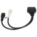 Adaptor de la Audi / VW / Seat / Skoda 2x2-pini la OBD2 Adaptor de la Audi / VW / Seat / Skoda 2x2-pini la OBD2