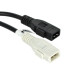 Adaptor de la Audi / VW / Seat / Skoda 2x2-pini la OBD2 Adaptor de la Audi / VW / Seat / Skoda 2x2-pini la OBD2