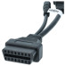 Adaptor de la Hyundai / Mitsubishi cu 12 pini la OBD2 Adaptor de la Hyundai / Mitsubishi cu 12 pini la OBD2