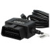 Adaptor / încărcător de la OBD2 la mini-USB pentru camere foto, navigație GPS și smartphone-uri, 3,5 m Adaptor / încărcător de la OBD2 la mini-USB pentru camere foto, navigație GPS și smartphone-uri, 3,5 m