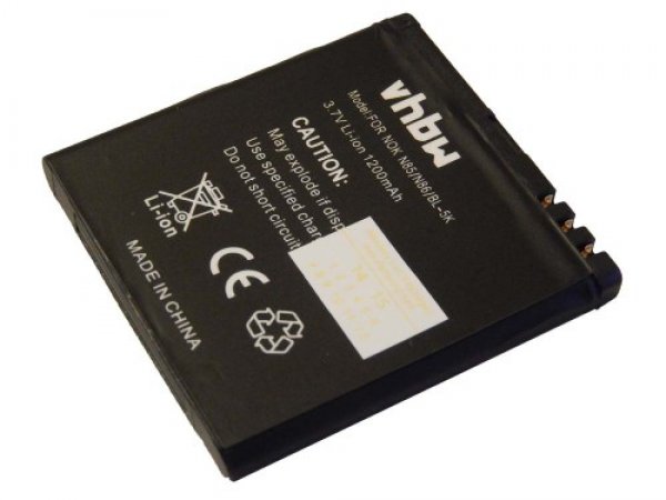 VHBW Baterie pentru Nokia N85 / N86 / C7-00 / X7-00 / Oro, BL-5K, 1200 mAh